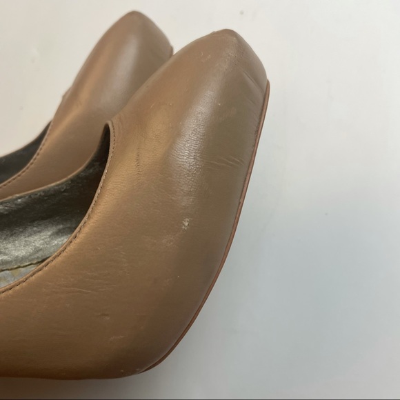 Sam Edelman Nude Spiked Leather Heels Size 6 - Picture 10 of 16